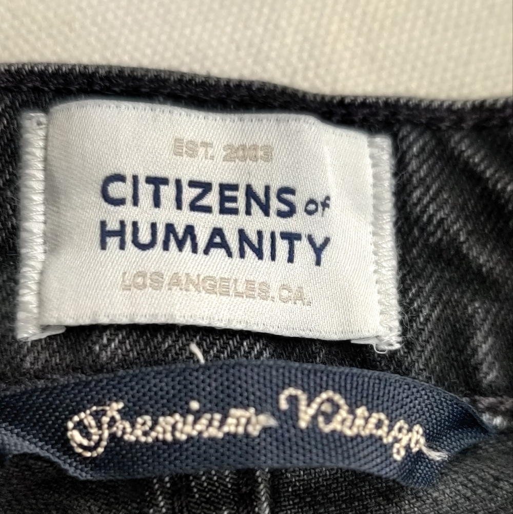 Citizens of Humanity Women's Black Jeans Size 23 - Picture 3 of 10